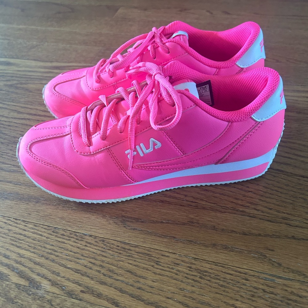Fila Women's Athletic Shoes - Pink and White